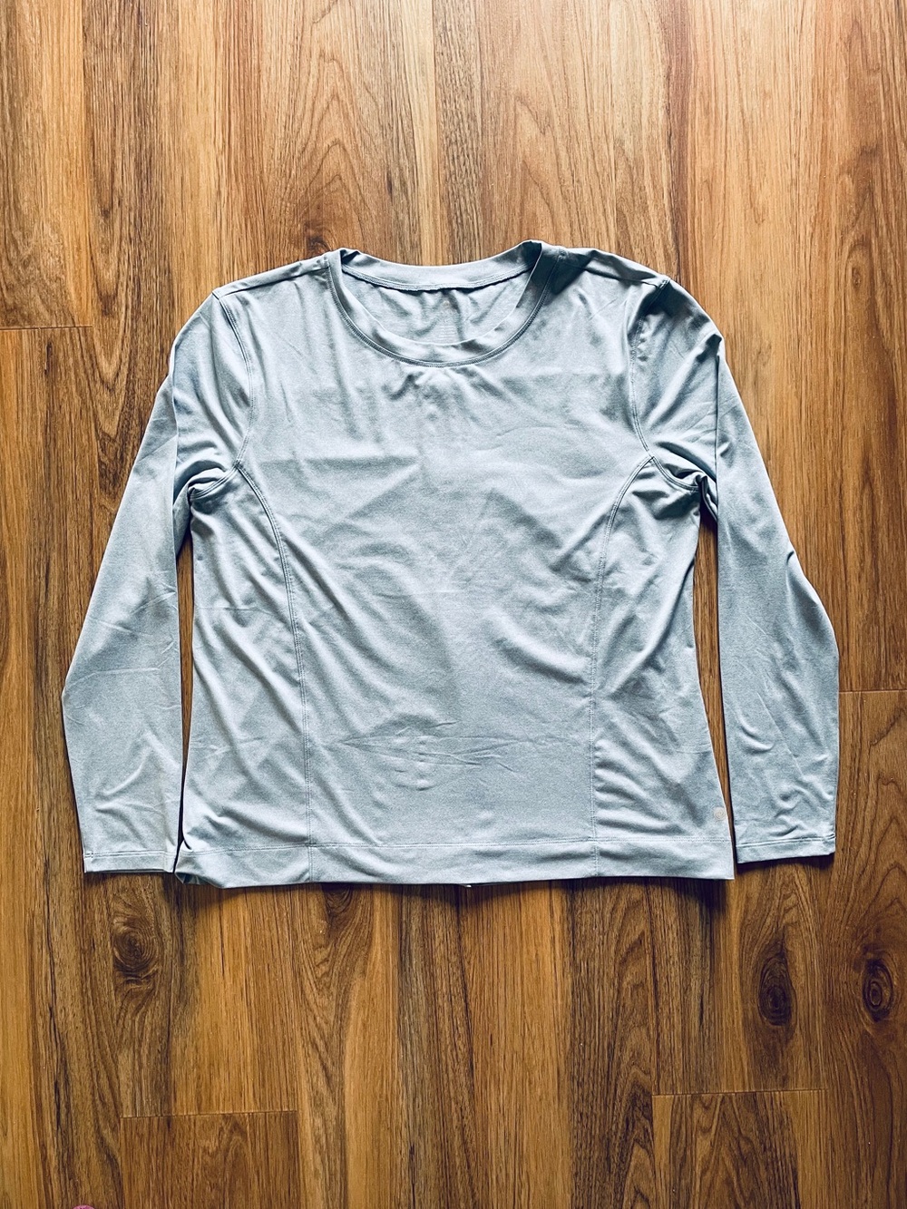 Apana Light Blue Long Sleeve Crewneck Top